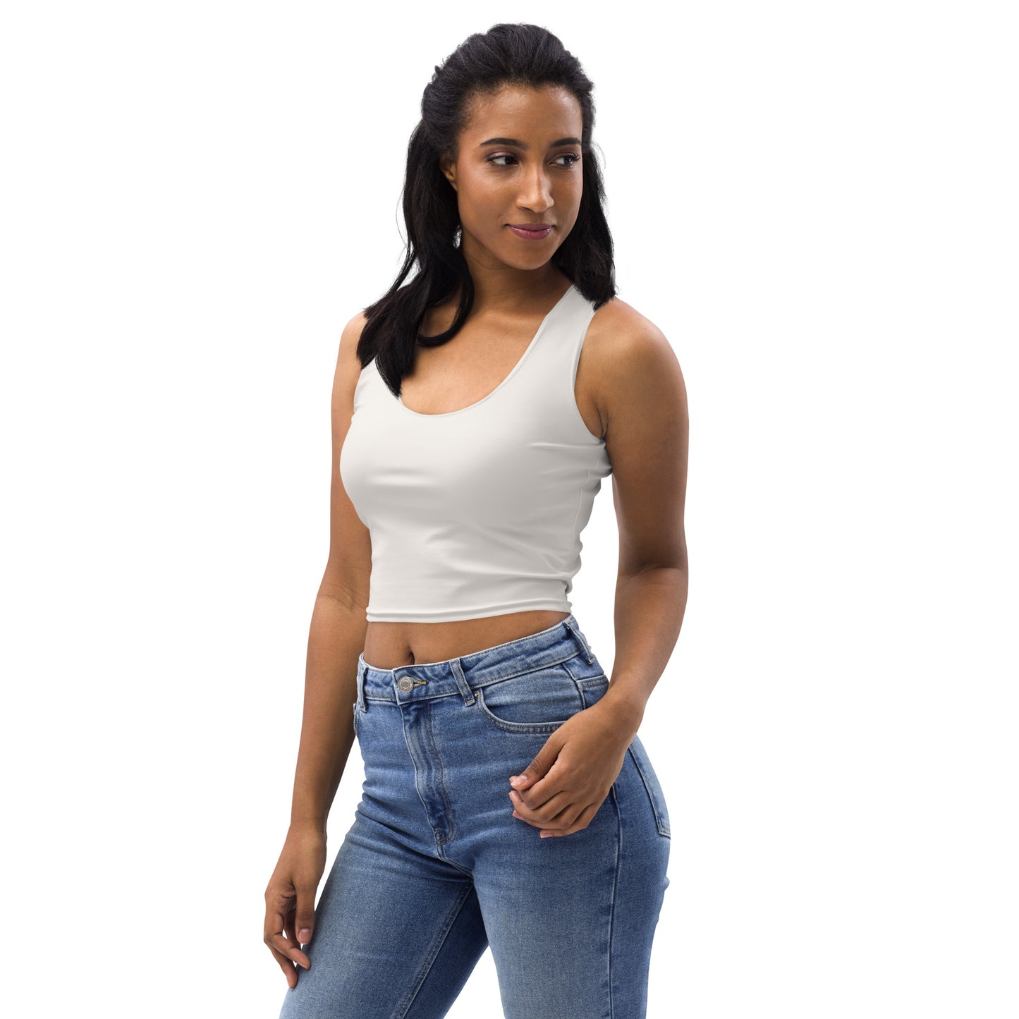 Crop-top sans manche