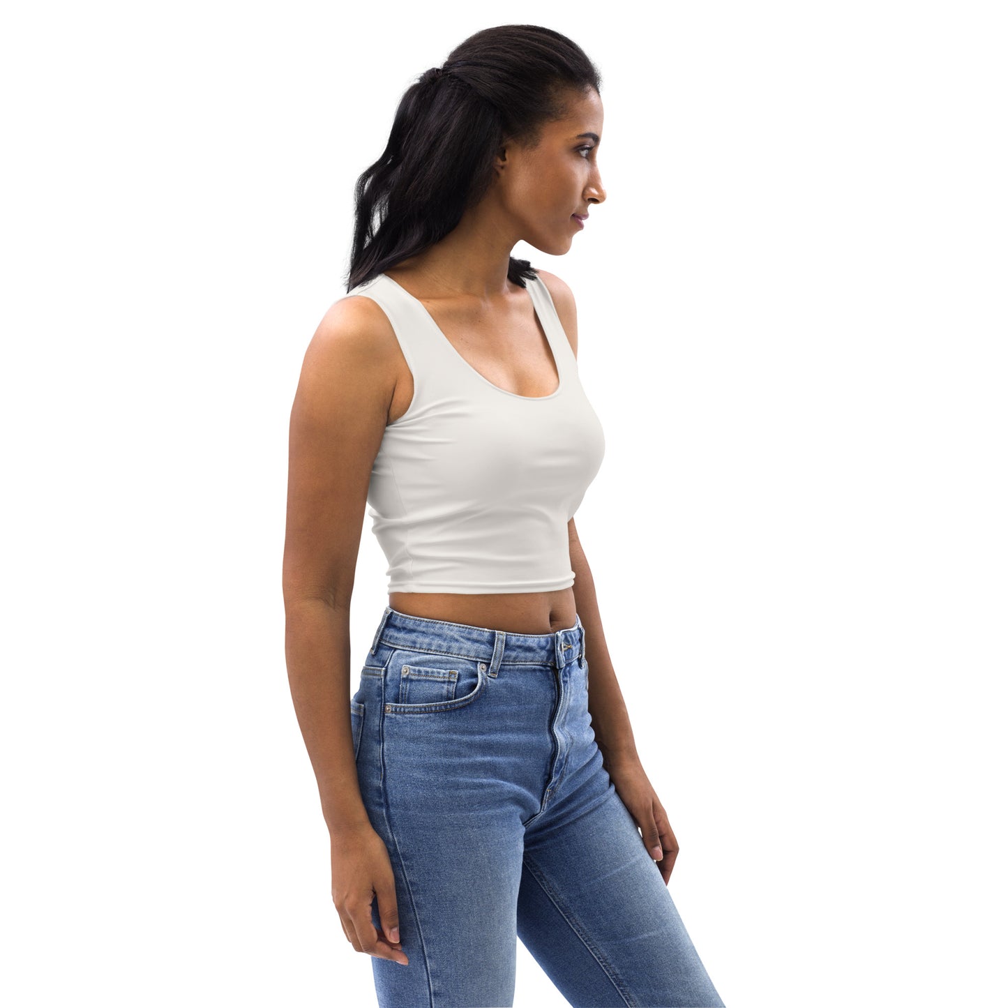 Crop-top sans manche